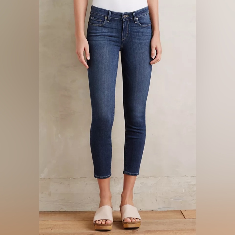 Paige cropped skinny jeans (Verdugo Crop) in size 25